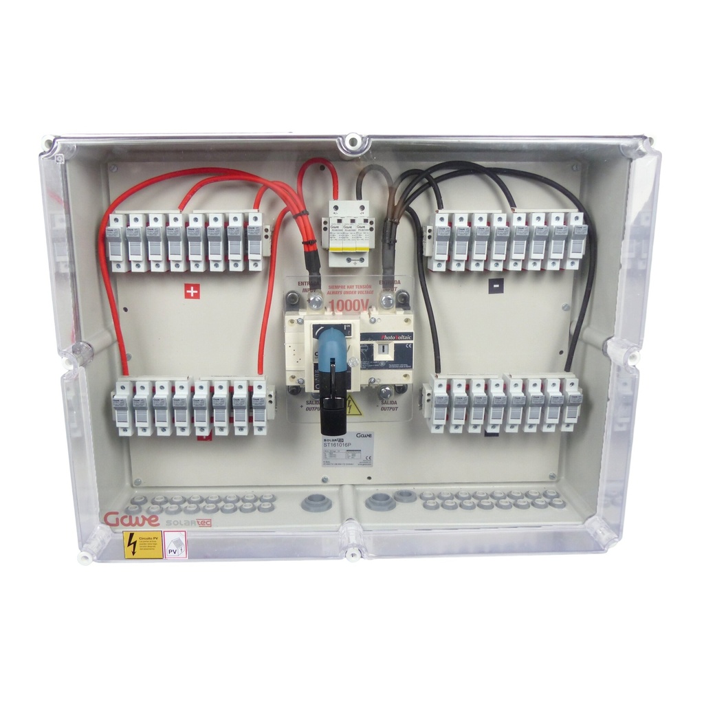 DC Box for 1MMPT with 16 PV string