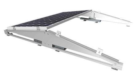 26H Soporte inclinado lastrado este-oeste, horizontal