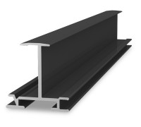K2 SYSTEMS INSERTION RAIL 40 5,10m BLACK ANODIZED