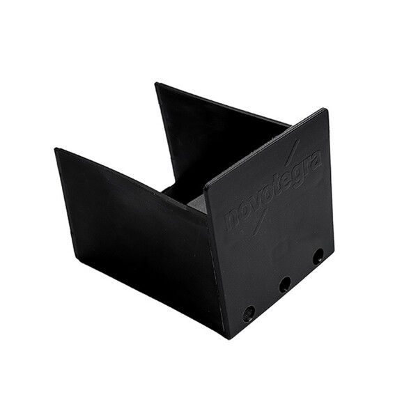 Tapa final negra para rail C47