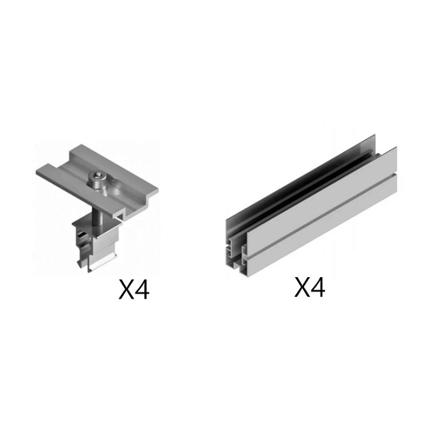 SUNFER S15.2 Kit de unión para montaje de módulos en vertical
