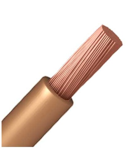 Cable MARRÓN 6mm2 Libre Halógenos H07Z1-K 1m