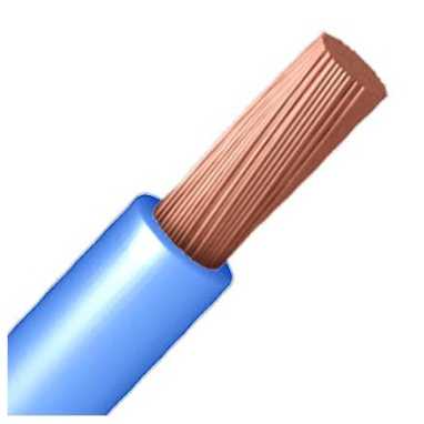 Cable AZUL 25mm2 Libre Halógenos H07Z1-K 1m