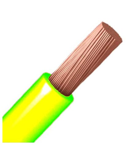 Cable Tierra 25mm² Libre Halógenos H07Z1-K 1m