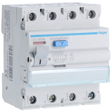 [10827025] DIFERENCIAL 4P 63A 30MA-AC HAGER