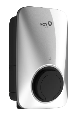 Toma de carga AC Trifásico 11.0kW- PLATA - Bluetooth+RFID+4G 