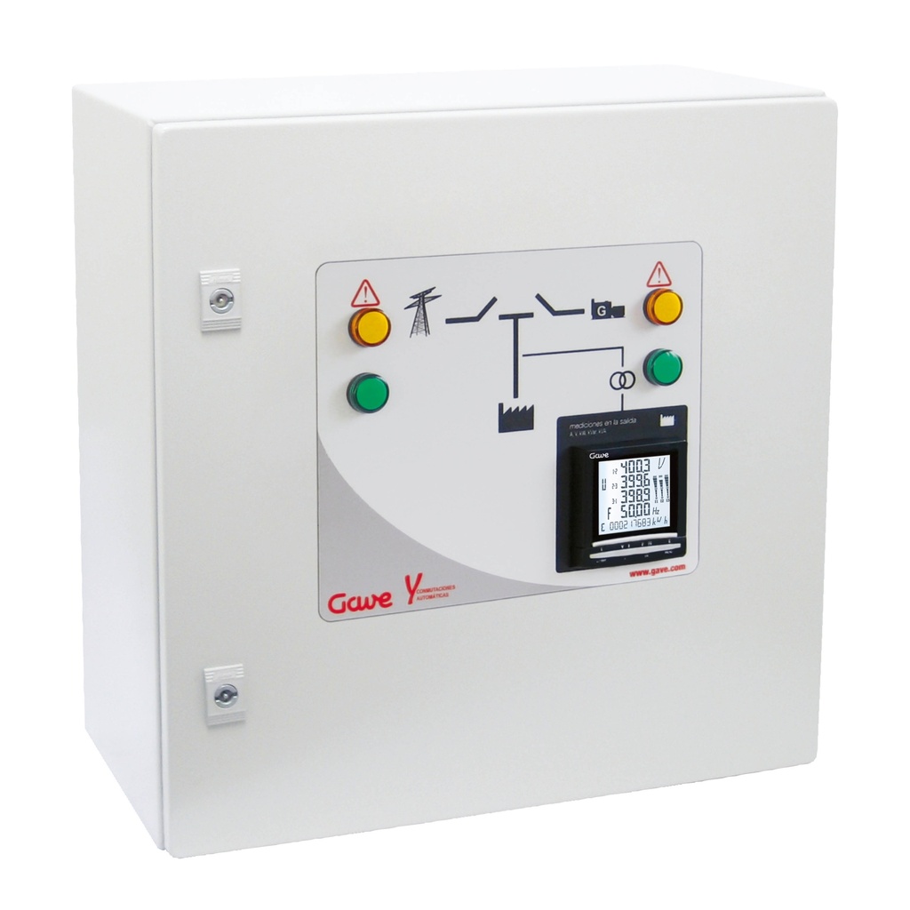 CUADRO CONMUTACION AUTOMATICA GAVE 4P 32A CON MEDICION