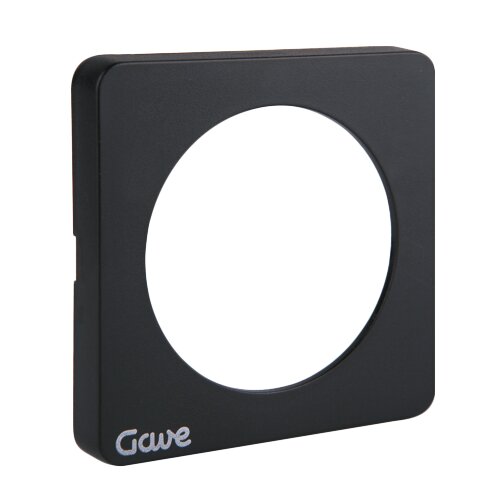 PLACA NV D0 SIN INSCRIPCIONES CARATULA NEGRA GAVE