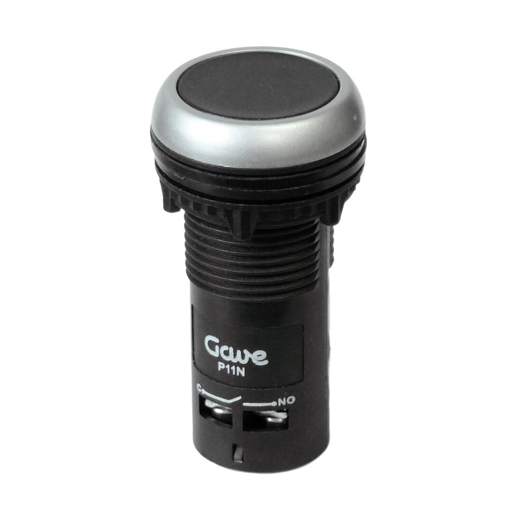 PULSADOR NEGRO 1NA+1NC