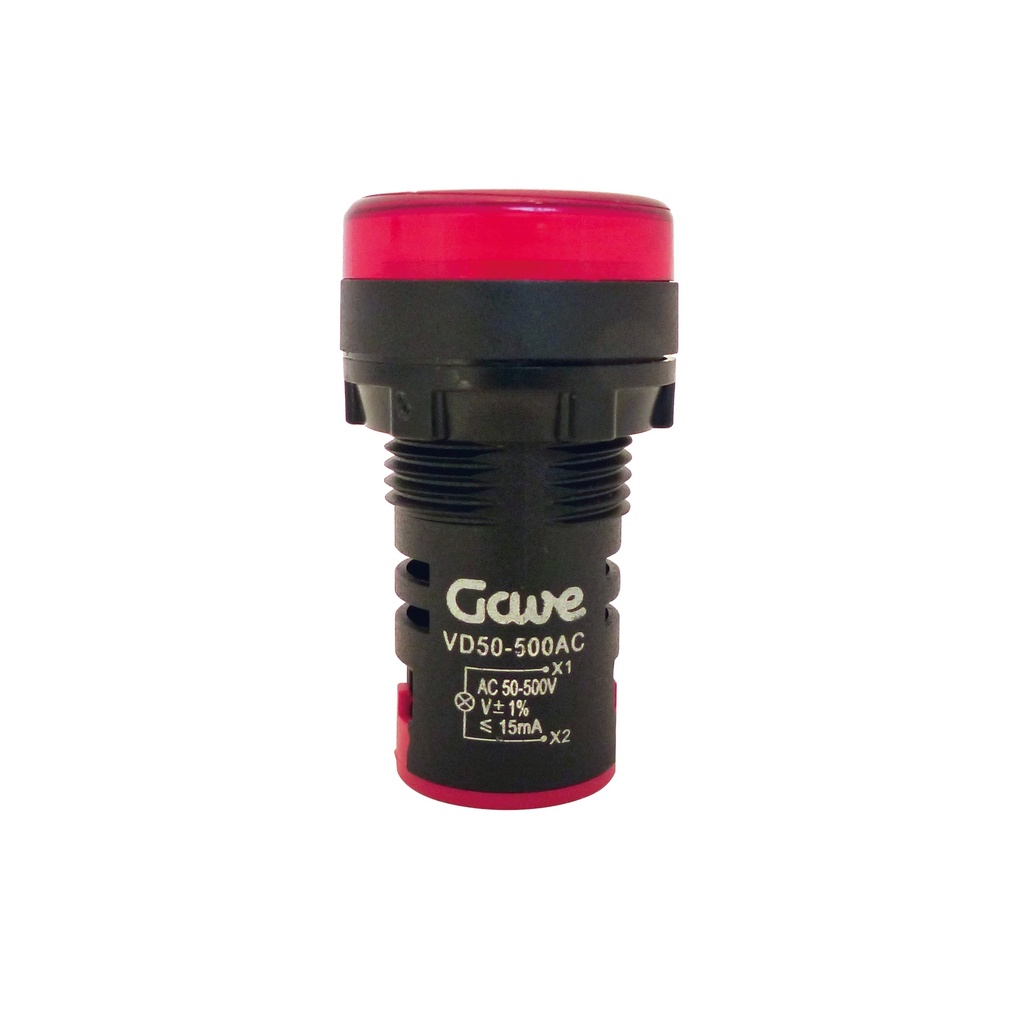 VOLTIMETRO DIGITAL 22,5MM 50-500VAC