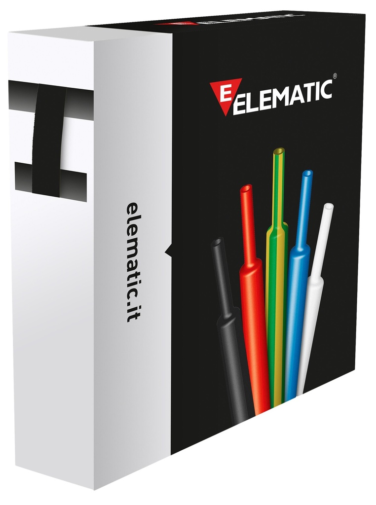 TUBO TERMOR.NEGRO 3,2/1,6 GAVE