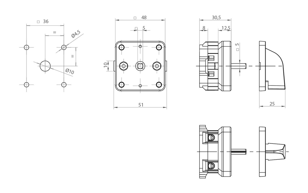 MANIPULADOR PARO-MARCHA 12A.D0 GAVE