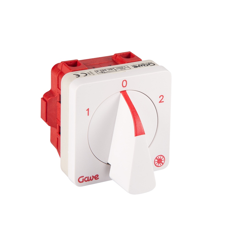 CONMUTADOR 1-0-2 1P 12A.D0 TRATAMIENTO ANTIMICROBIANO GAVE