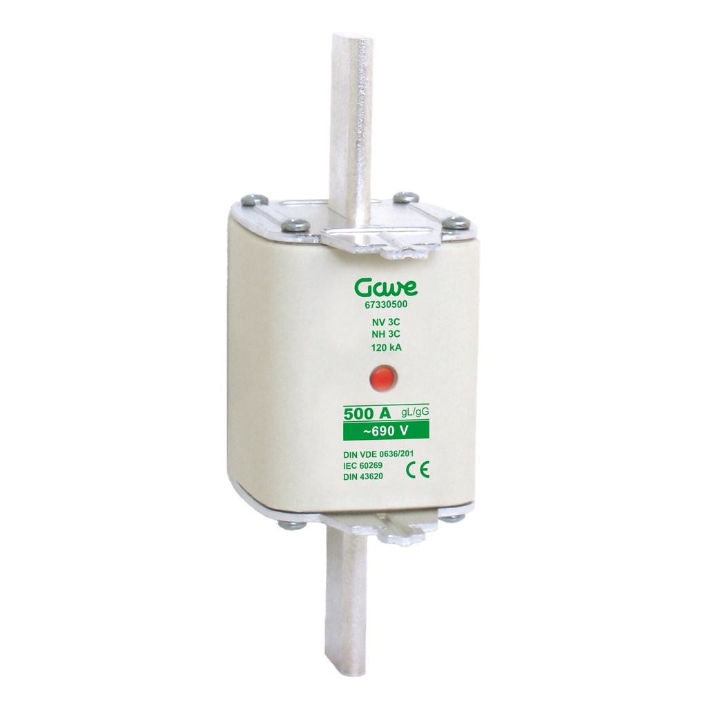 FUSIBLE NH GAVE IND.FUSION 500A.AM T3