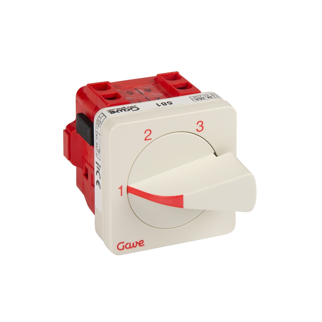 CONMUTADOR GAVE SIN 0 1P 4 POS.12A.D0