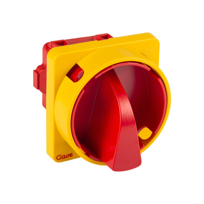 INTERRUPTOR GAVE 2P.16A.D0 BLOQUEO CANDADO ROJO/AMARILLO