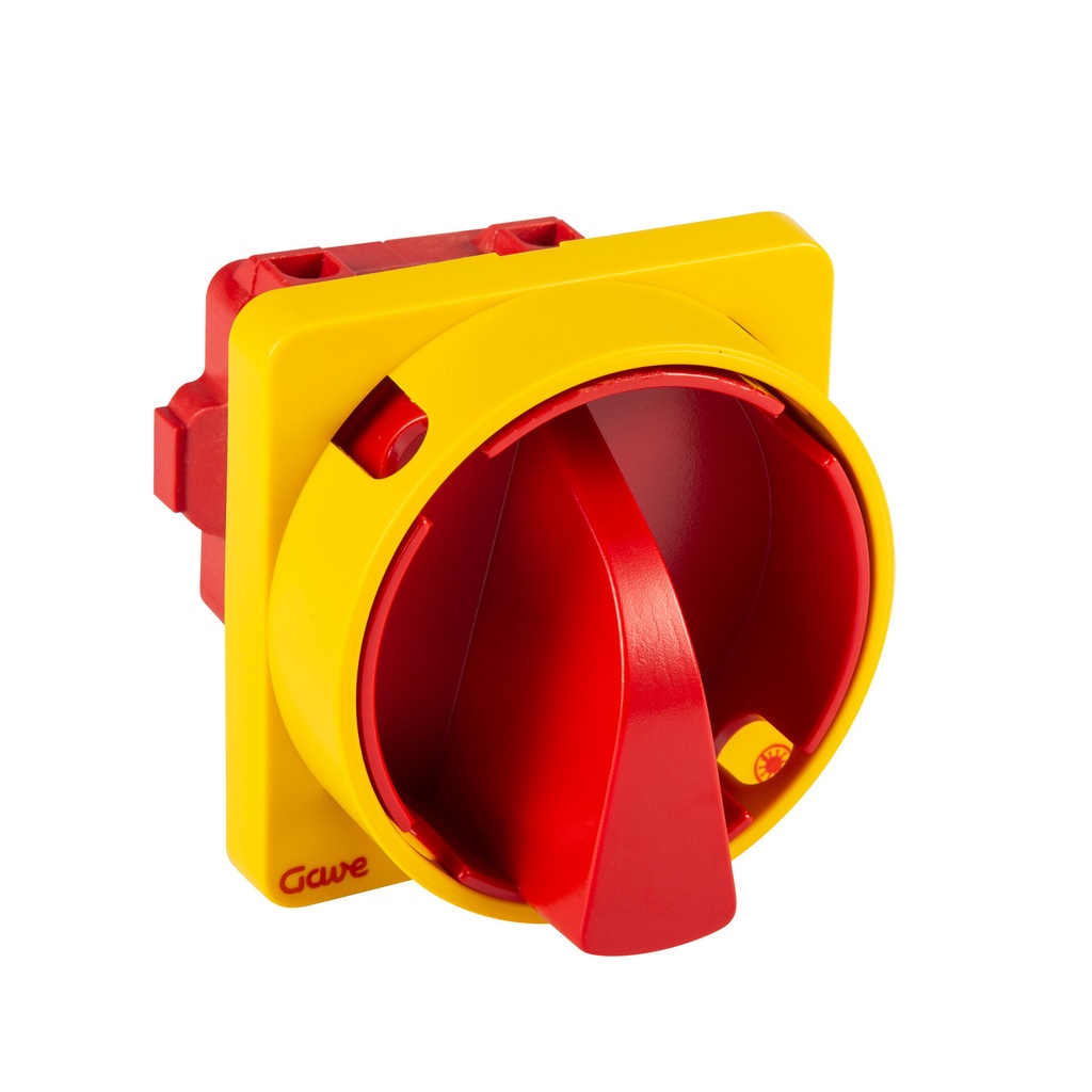 INTERRUPTOR GAVE 2P 16A.D0 BLOQUEO CANDADO ROJO/AMARILLOTRATAMIENTO ANTIMICROBIANO