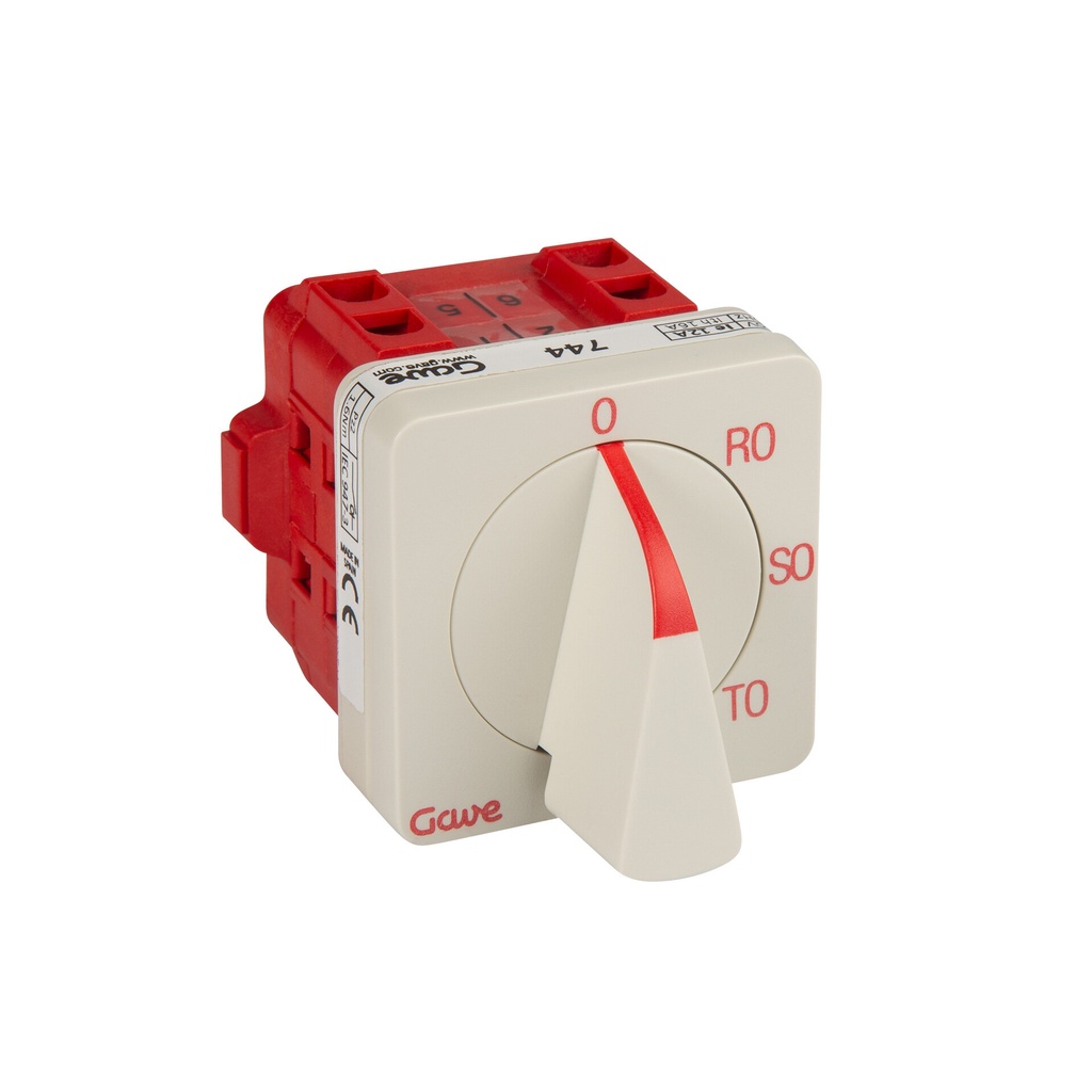 CONMUTADOR GAVE VOLTIMETRO 3P-N 25A.D0