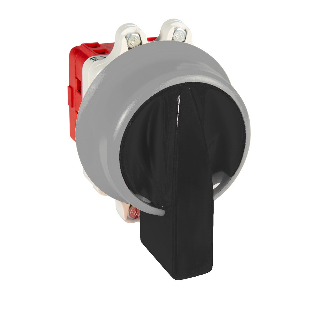 INTERRUPTOR 2P 32A.D1 MANDO BLOQUEO CANDADO IP69K NEGRO/GRIS