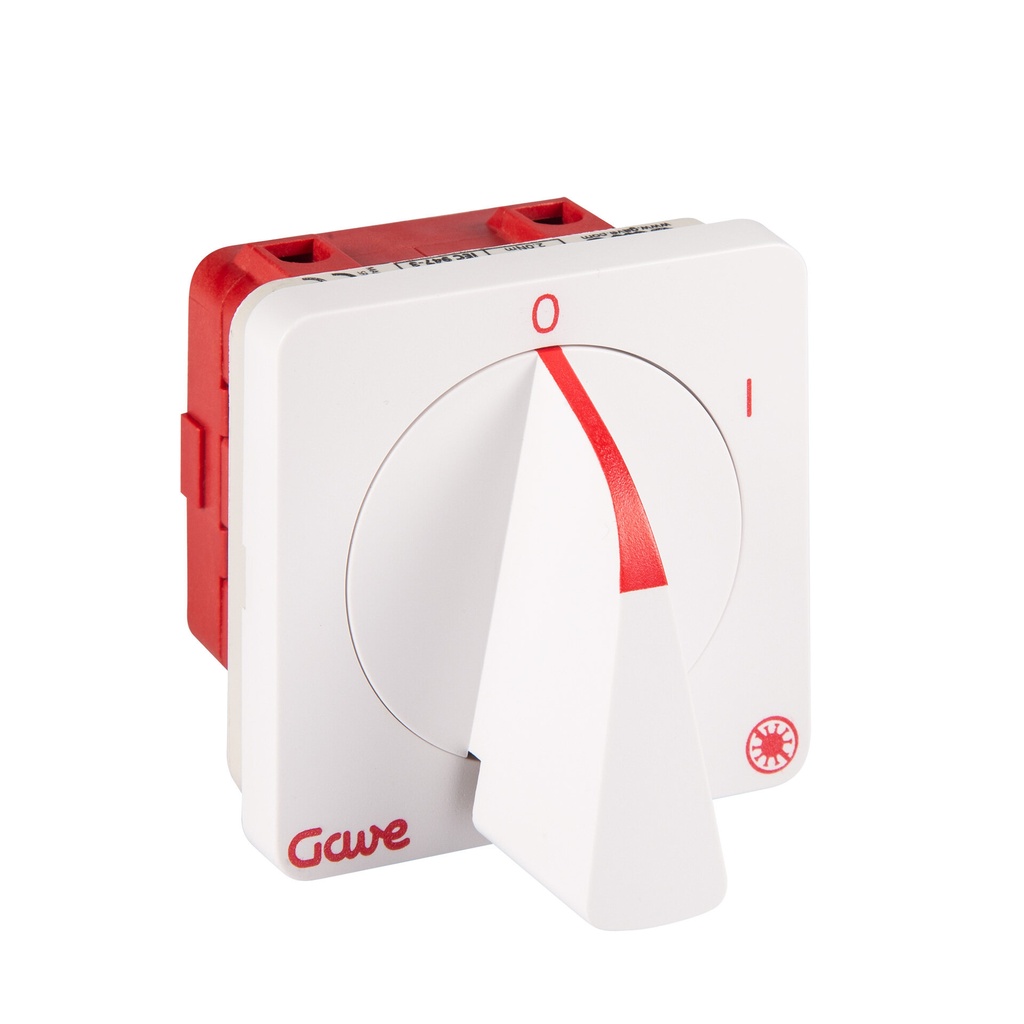 INTERRUPTOR 2P GAVE 40A.D1 TRATAMIENTO ANTIMICROBIANO