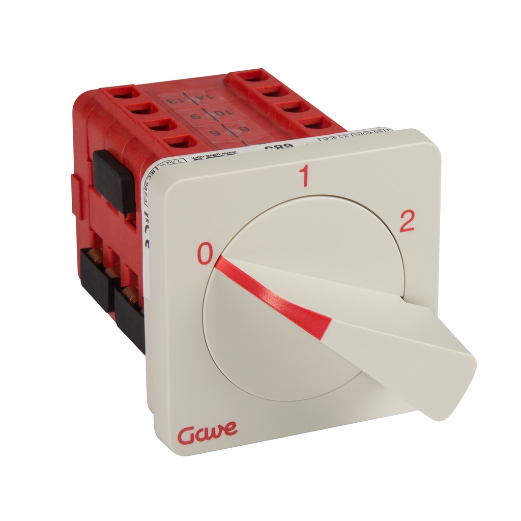 CONMUTADOR  POLOS 2 VELOCIDADES  0 IZQUIERDA 12A.D0