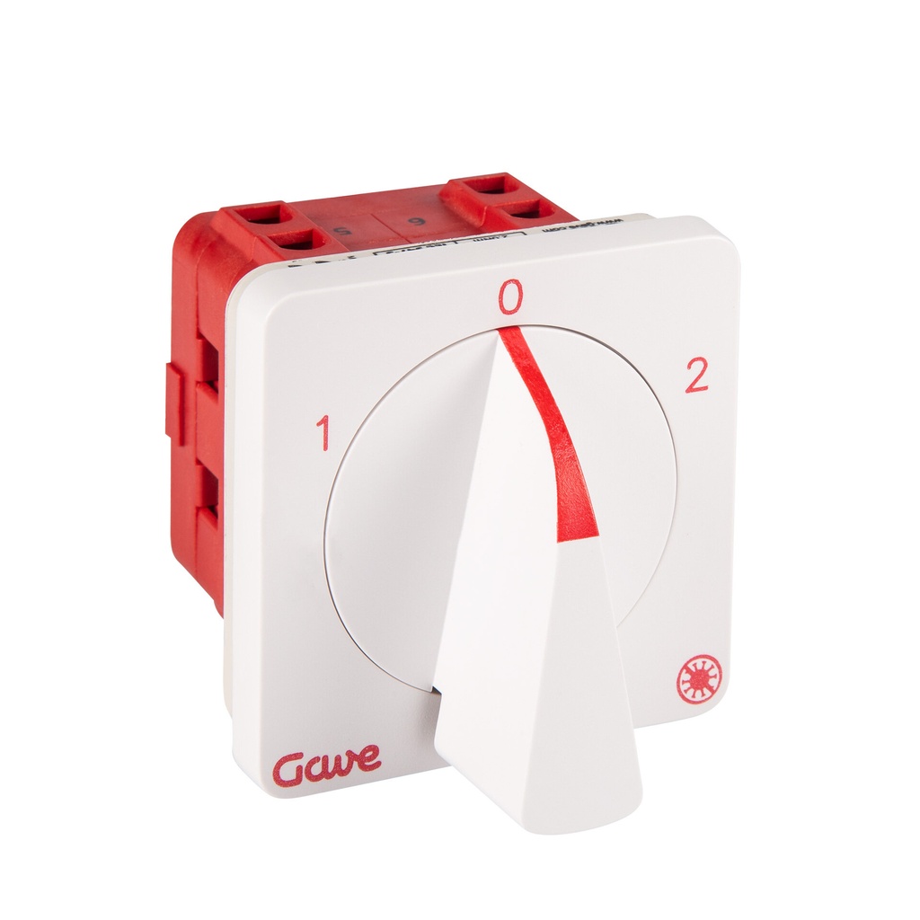 CONMUTADOR GAVE 1-0-2 2P 32A.D1 TRATAMIENTO ANTIMICROBIANO