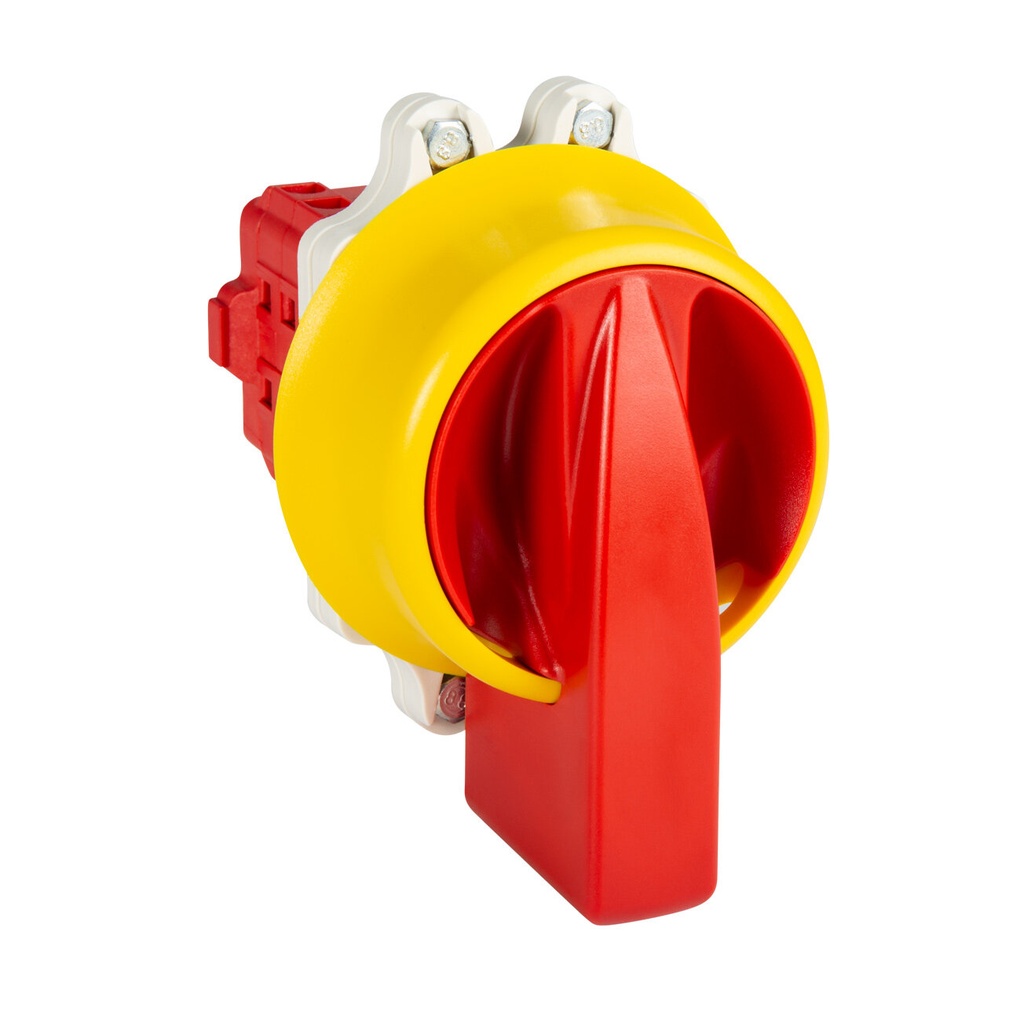 INTERRUPTOR GAVE 4P 25A.D0 MANDO BLOQUEO CANDADO IP69K + AUXILIAR 1NA+1NC 12A