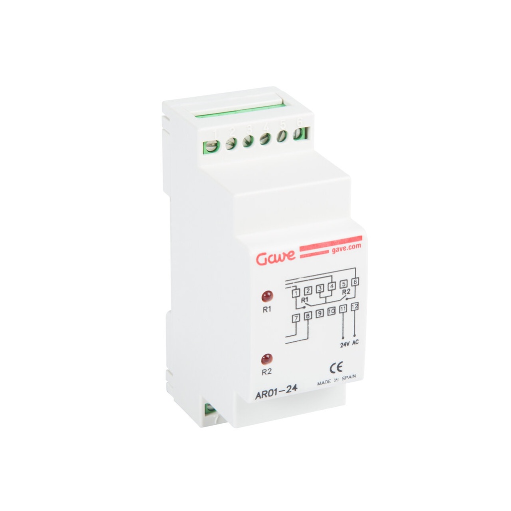 RELE DE ALTERNANCIA 24V AC GAVE