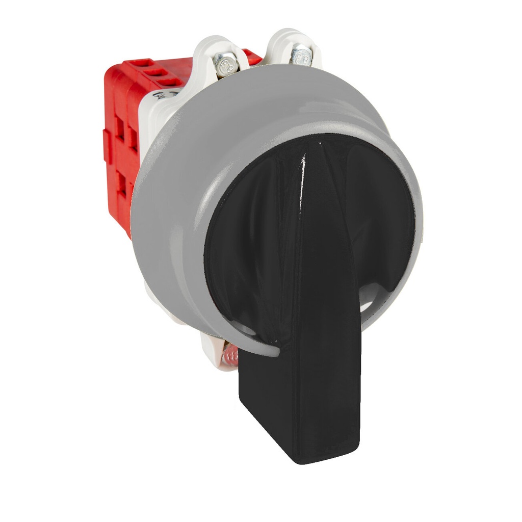 INTERRUPTOR 4P GAVE 32A.D1 MANDO BLOQUEO CANDADO IP69K NEGRO/GRIS