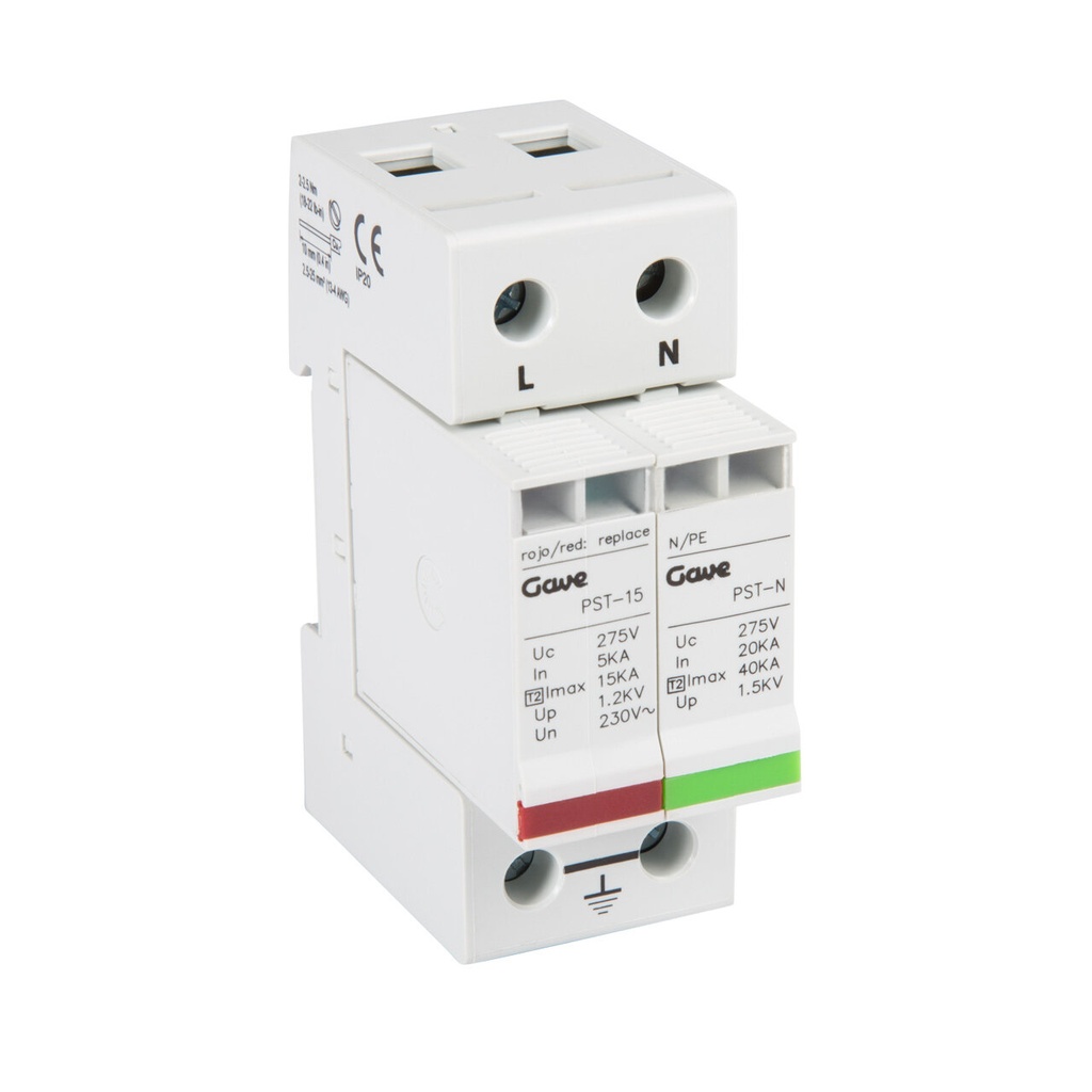 PROT.SOBRETENSION GAVE ENCHUFABLE BI.15KA