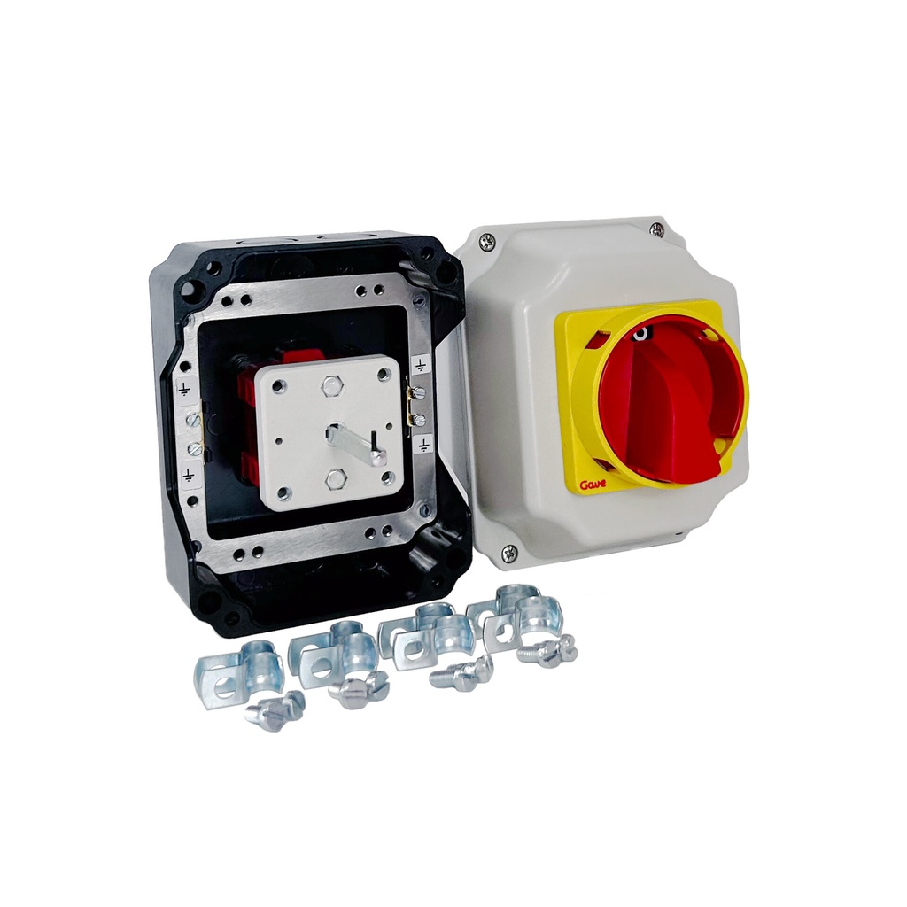 INTERRUPTOR GAVE 3P.16A. EN CAJA IP65 + EMC