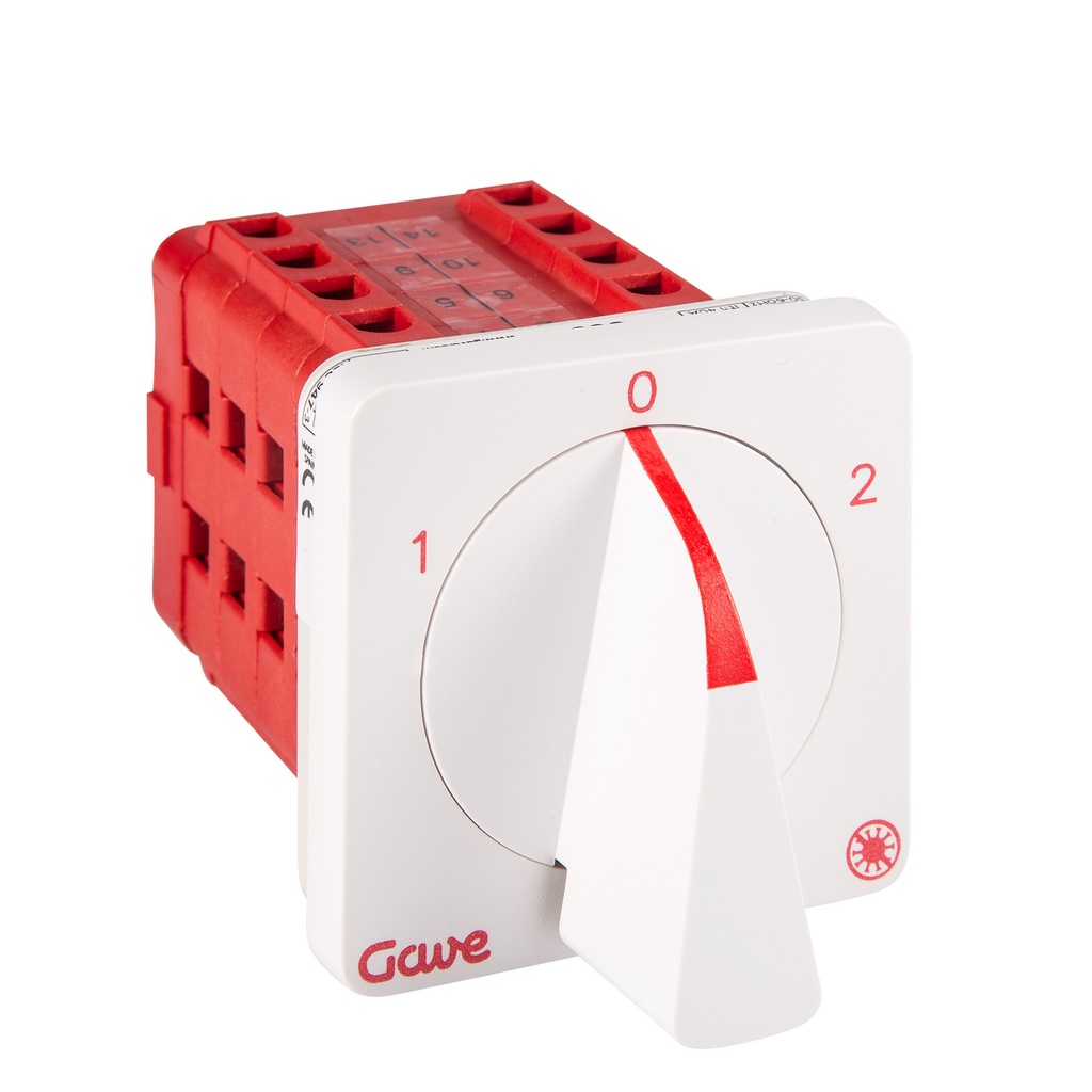 CONMUTADOR GAVE 1-0-2 4P 32A.D1 TRATAMIENTO ANTIMICROBIANO