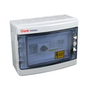 CAJA PROTECCIONES CONTINUA GAVE MODULAR CONEXION PV 2 STRINGS  FUSIBLE  20A + PROTECTOR SOBRETENSION II