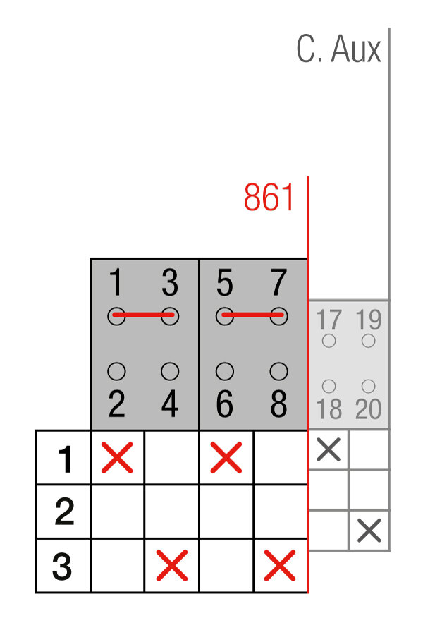 CONMUTADOR  MOTORIZADO ENTRADA INFERIOR 1-0-2 4P 250A. 12V DC GAVE