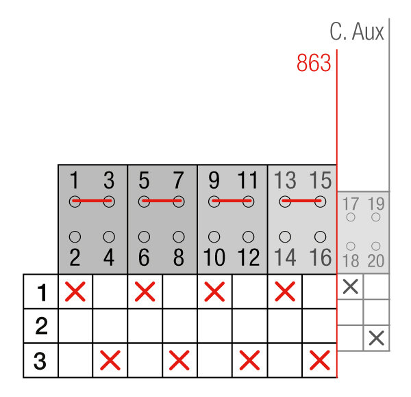 CONMUTADOR  MOTORIZADO ENTRADA INFERIOR 1-0-2 4P 100A. 80-230VAC GAVE