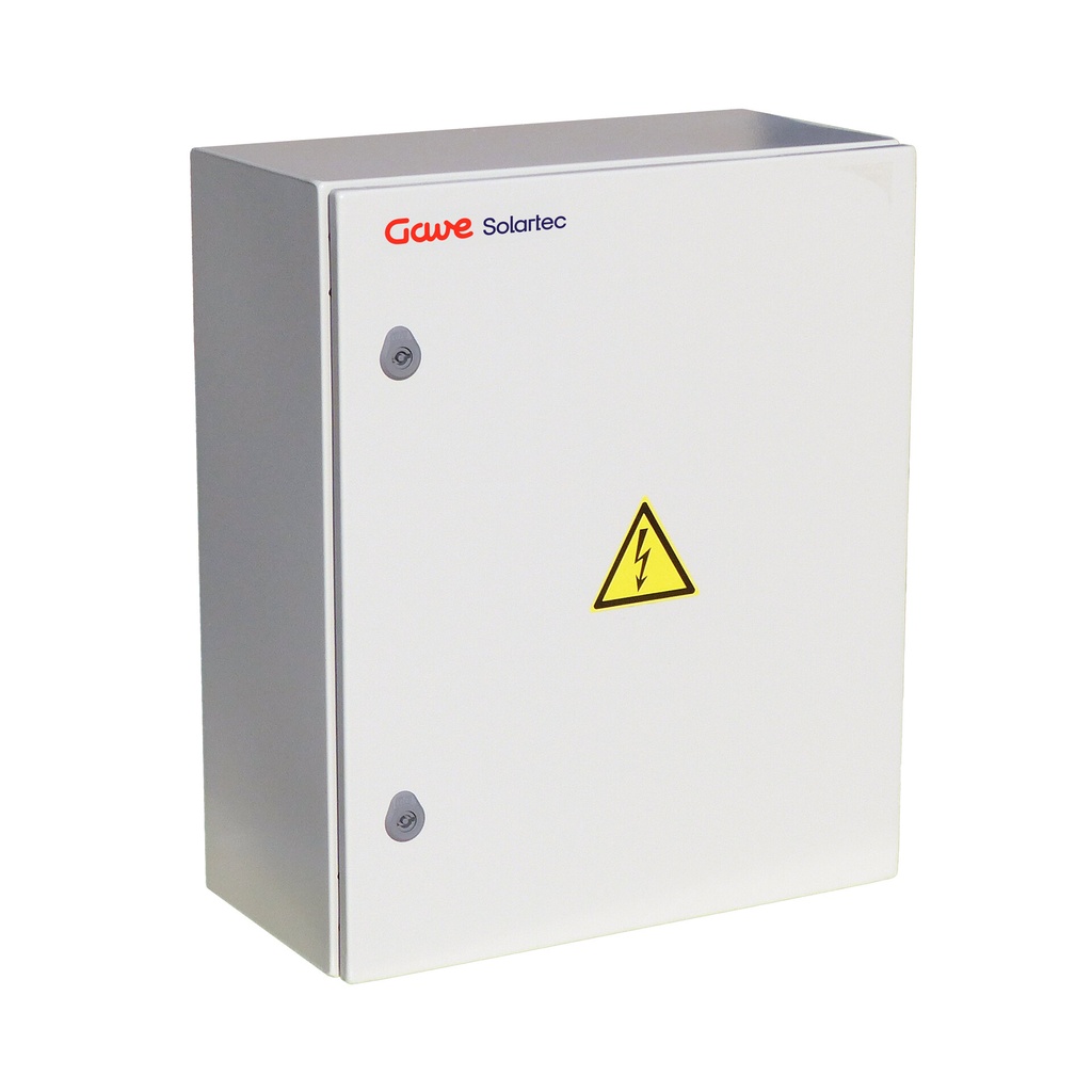 ARMARIO CONEXIÓN 400V AC 3P+N, ENTRADA PARA 2 INVERSORES HASTA 80A, SALIDA 160A + PROTECTOR SOBRETENSIONES