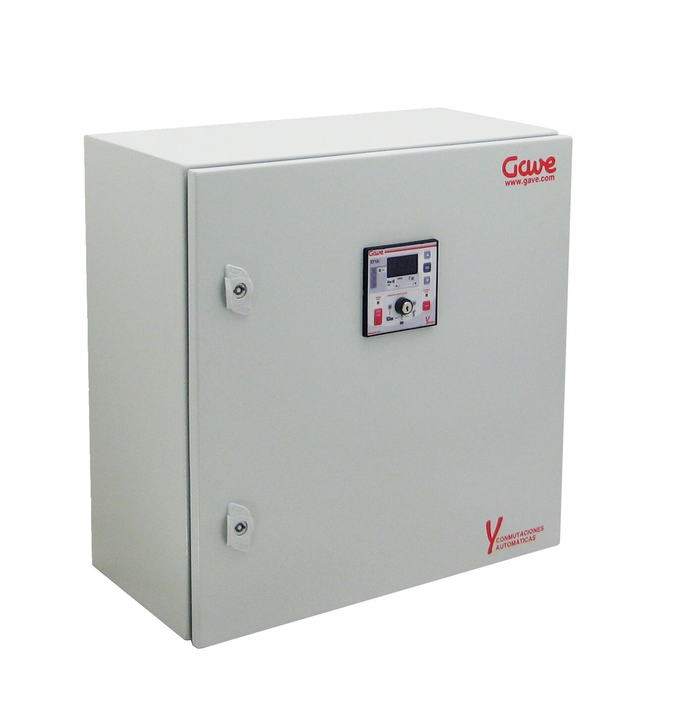 CUADRO CON CENTRAL TRANSFERENCIA AUTOMATICA 4P 200A +PROT. SOBRET.