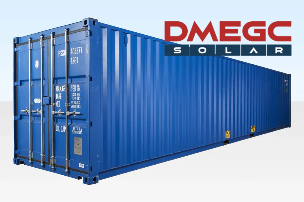 CONTENEDOR DMEGC DM500M10RT-B60HBT MODULO BIFACIAL CON DOBLE CRISTAL 500WP